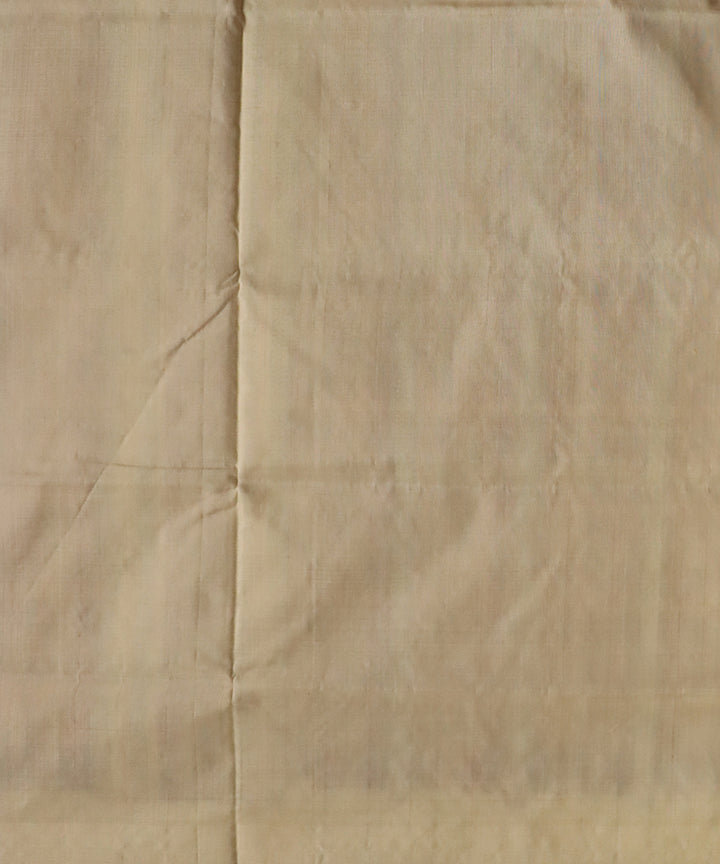 Antique ruby maroon cream silk handloom bomkai saree