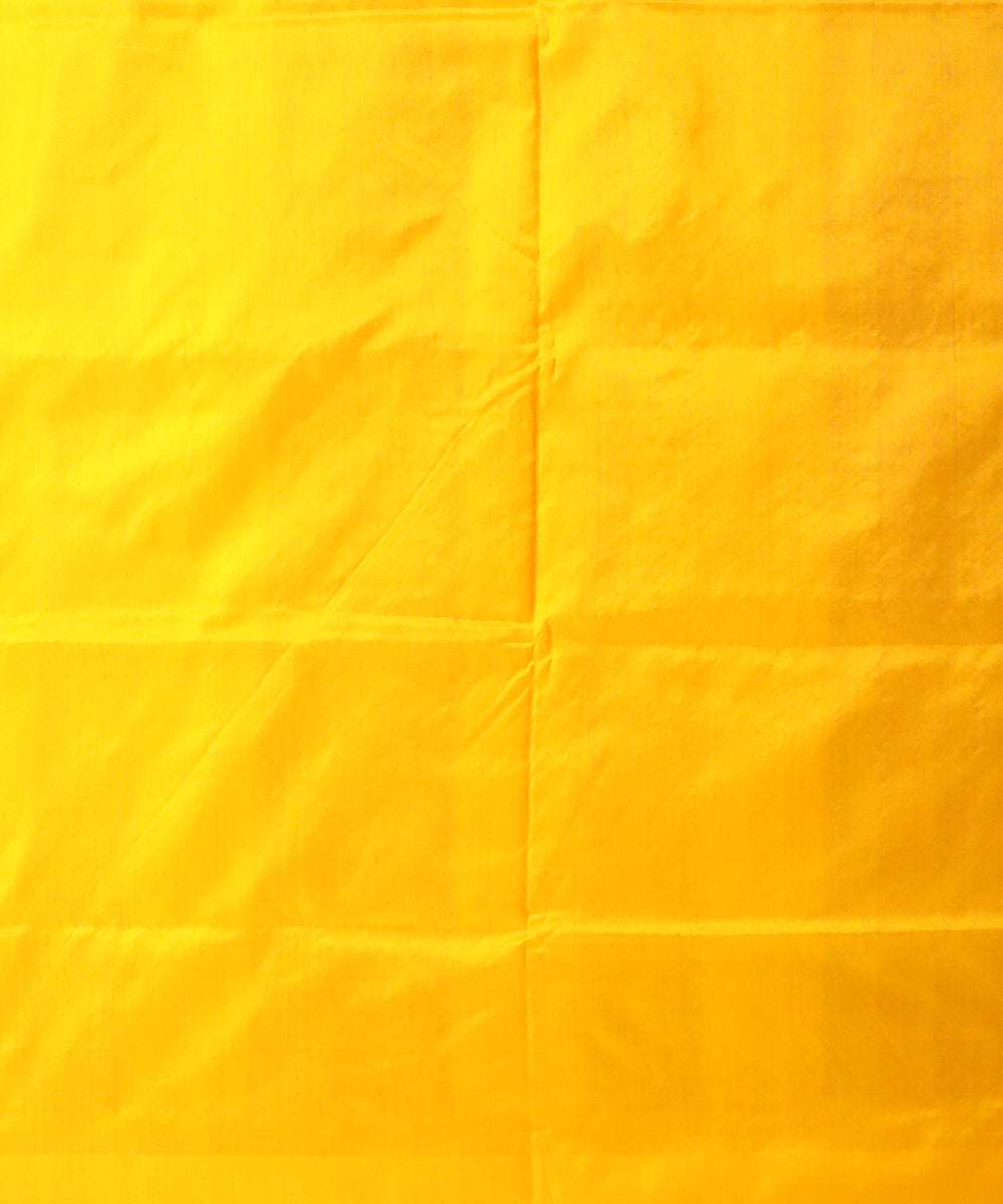 Black cadmium orange silk handloom bomkai saree