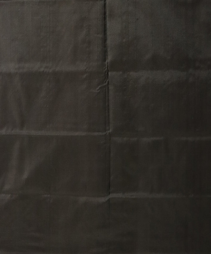 Dark raspberry black silk handloom bomkai saree