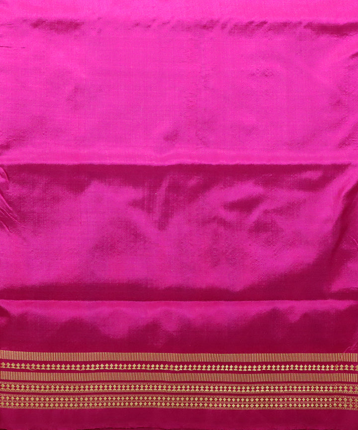 Brandeis blue byzantine silk handloom bomkai saree