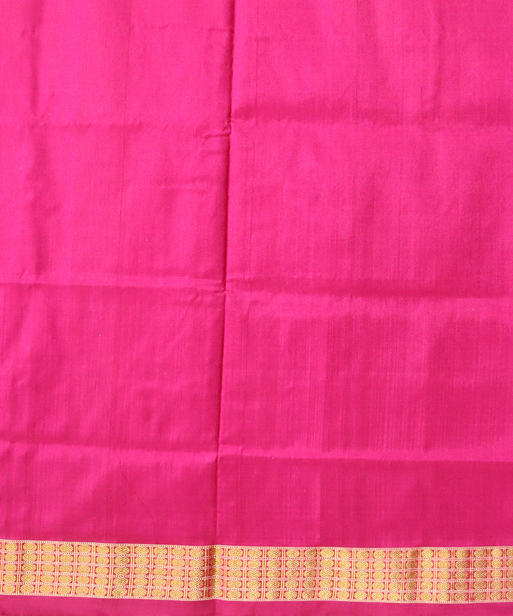 Dark vanilla flirt silk handloom sonepur saree
