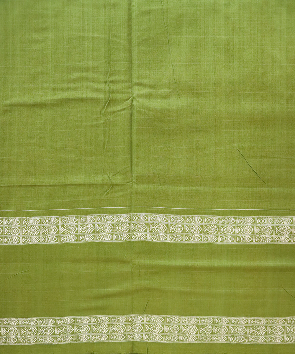 Black avocado cotton handloom sambalpuri saree