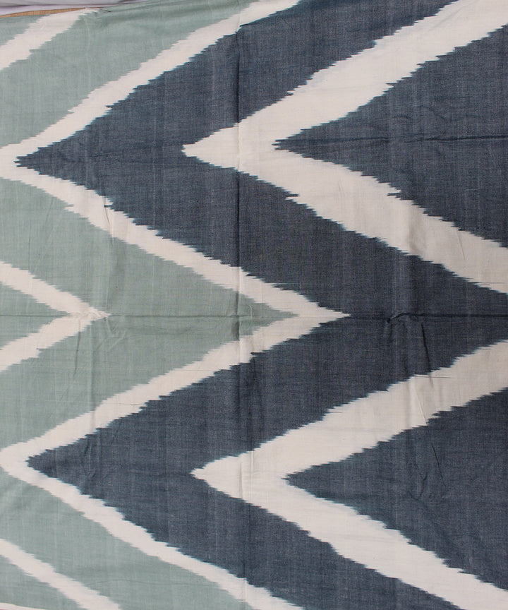 Multicolor single ikat cotton pochampally ikat fabric