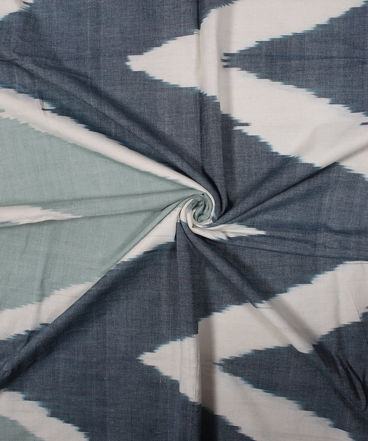 Multicolor single ikat cotton pochampally ikat fabric