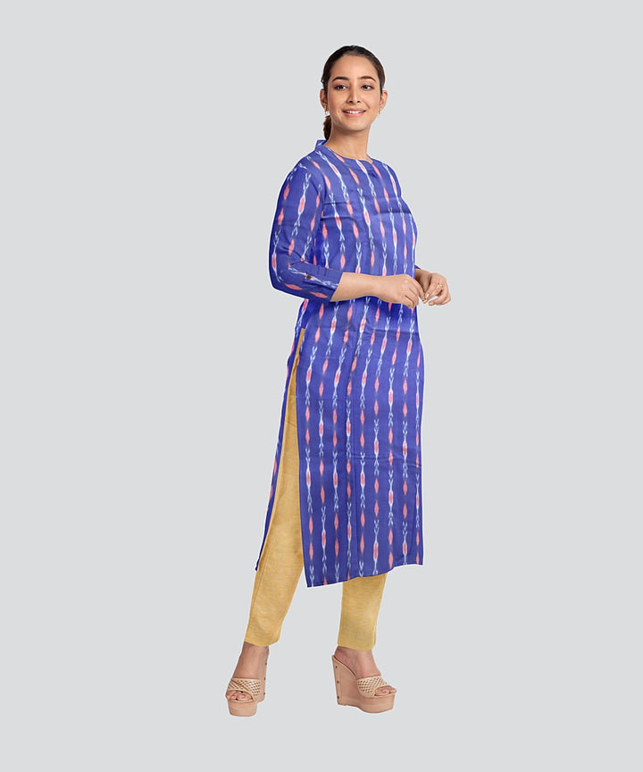 Cyan Green Yellow Handloom Cotton Nuapatna Dress Material