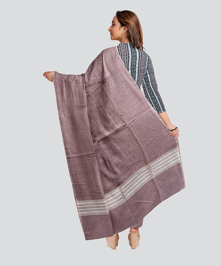 Black Dark Chestnut Handloom Cotton Nuapatna Dress Material