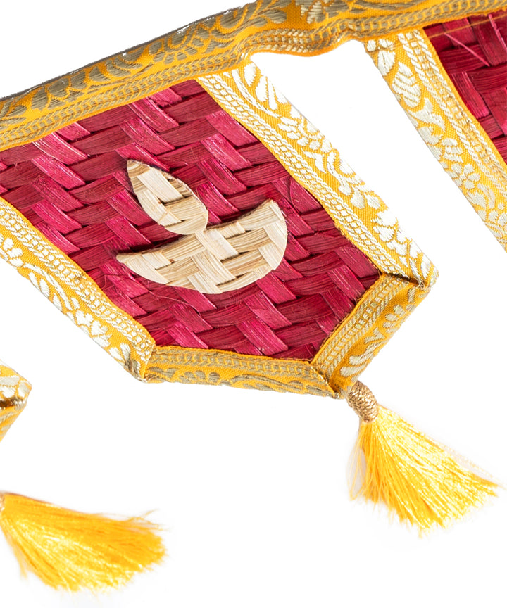 Diya handcrafted bamboo toran