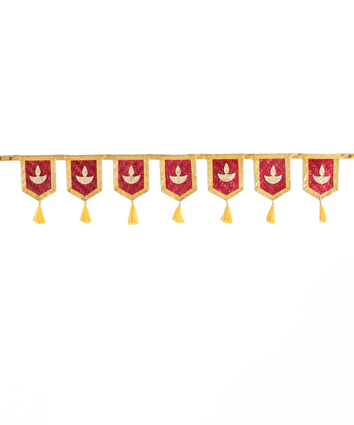 Diya handcrafted bamboo toran
