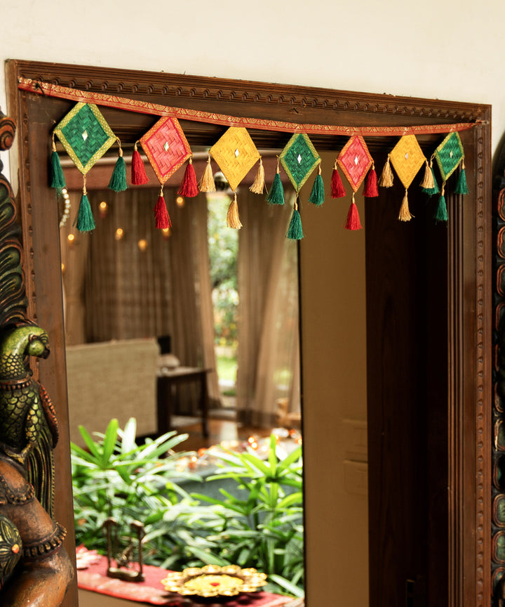 Patang handcrafted bamboo toran