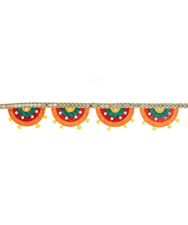 Satrangi handcrafted bamboo toran