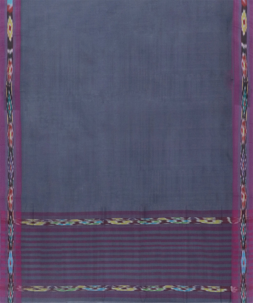 Violet purple cotton handwoven dulla saree