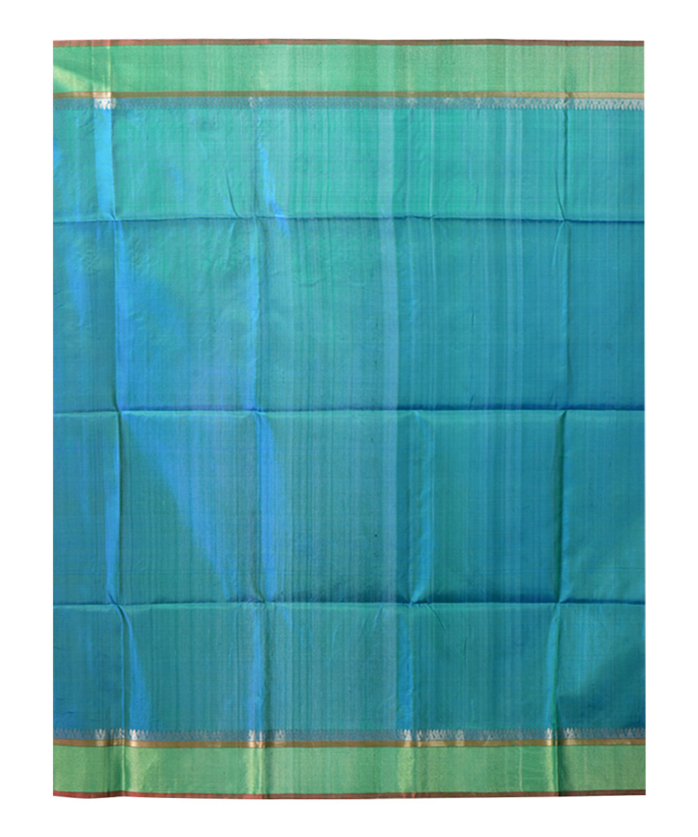Purple multicolor  handwoven silk saree