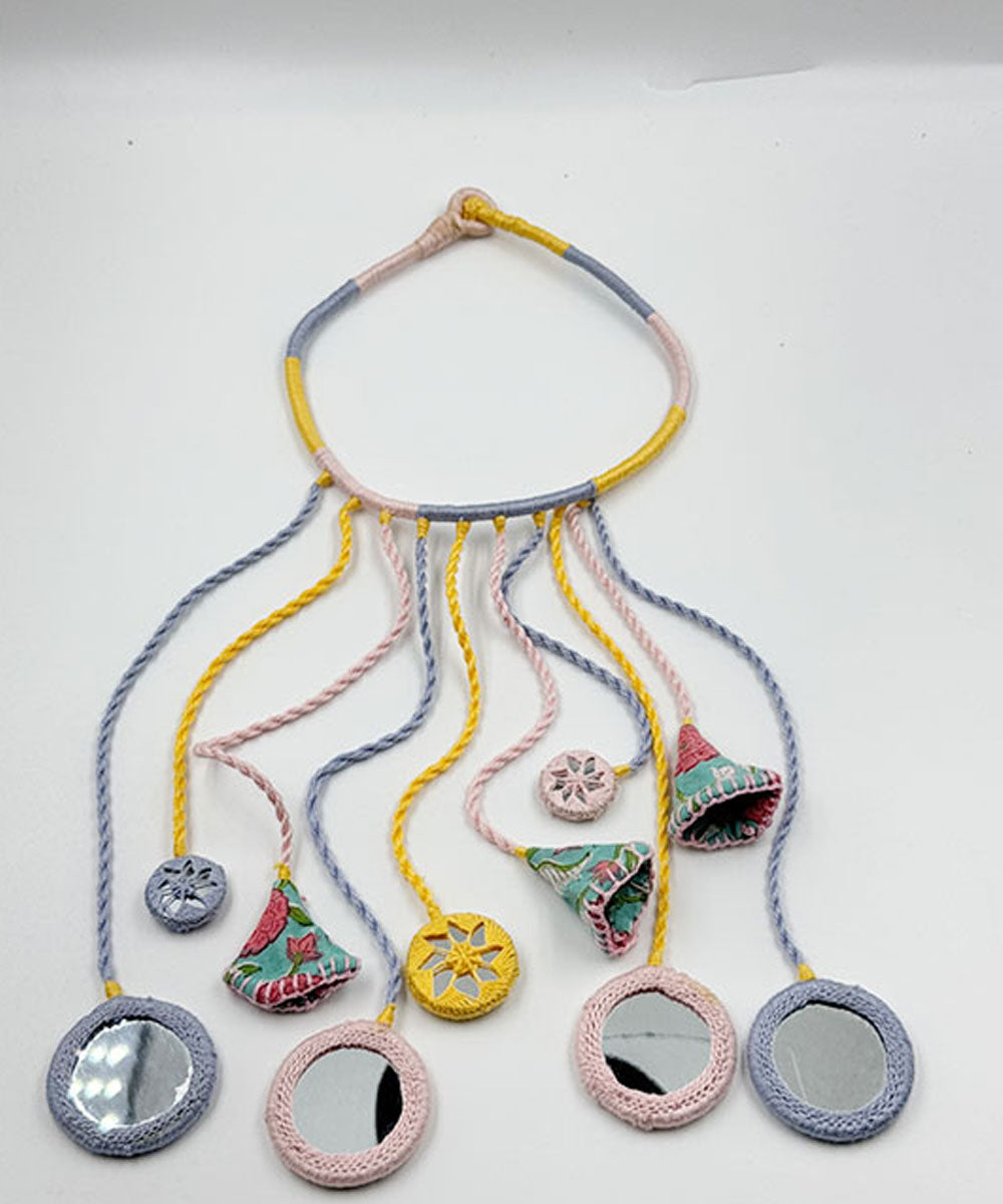 Yellow banjara cotton handmade necklace