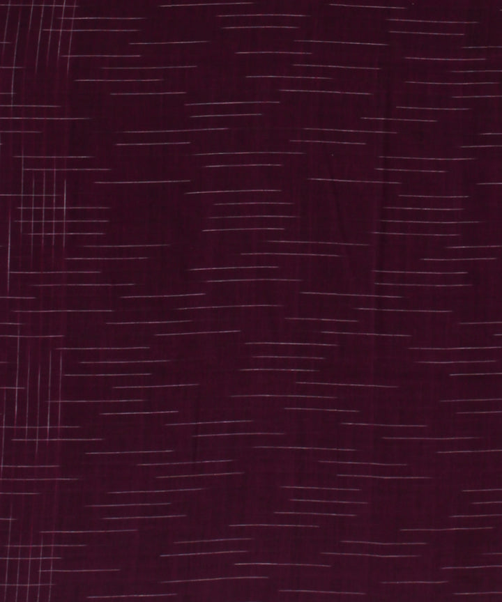 Purple handloom cotton bengal saree