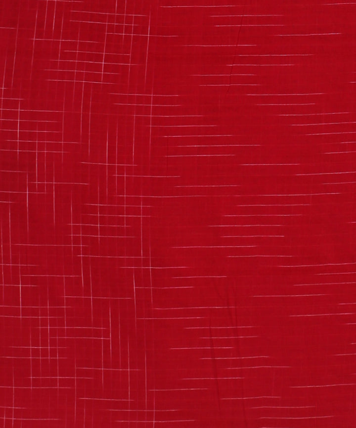 Red bengal handloom cotton saree