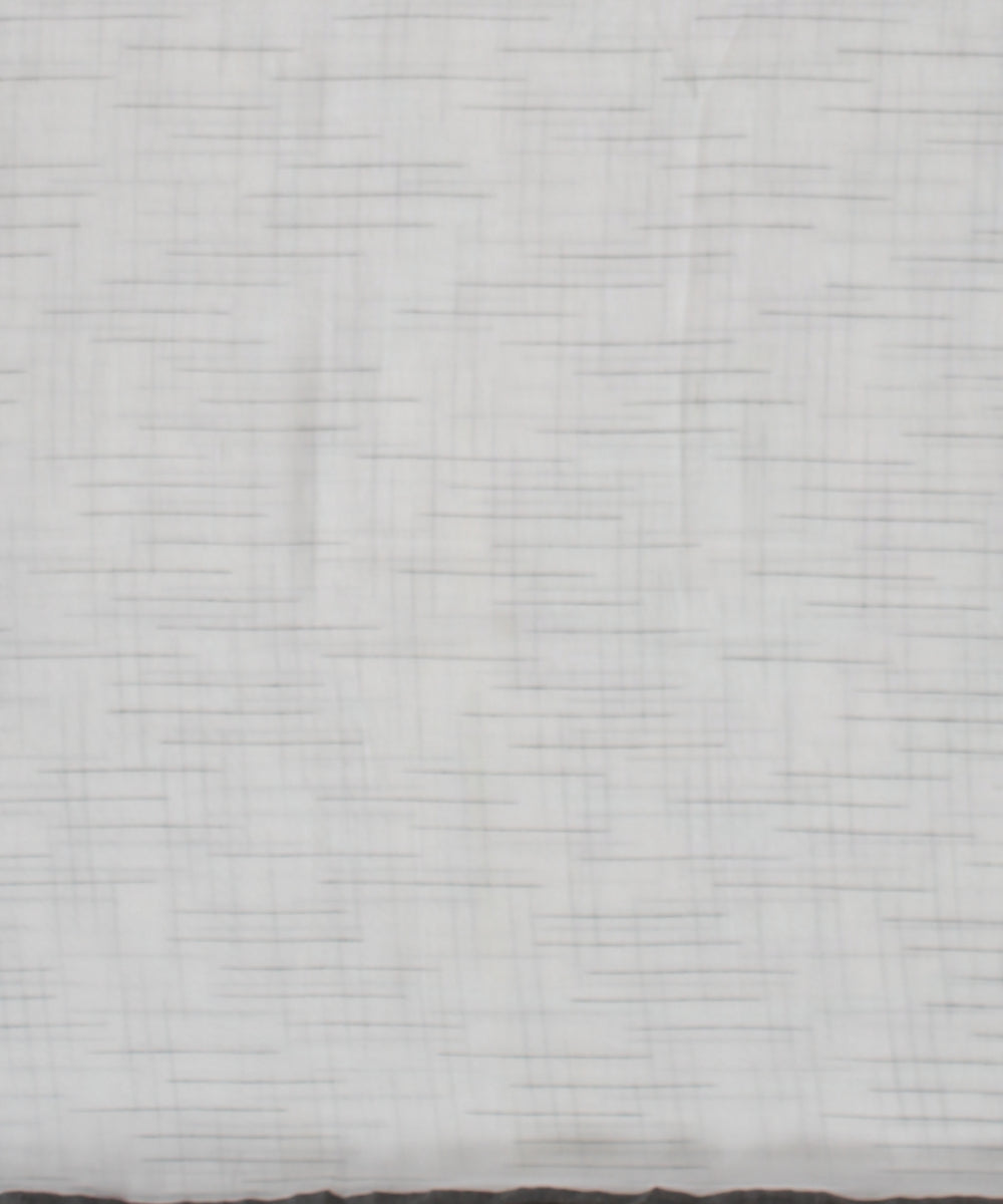 White handloom bengal cotton saree
