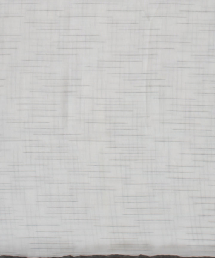 White handloom bengal cotton saree