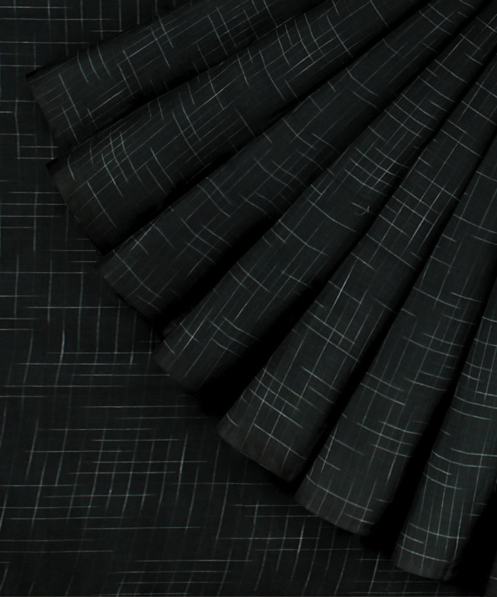 Dark Green handwoven bengal cotton saree