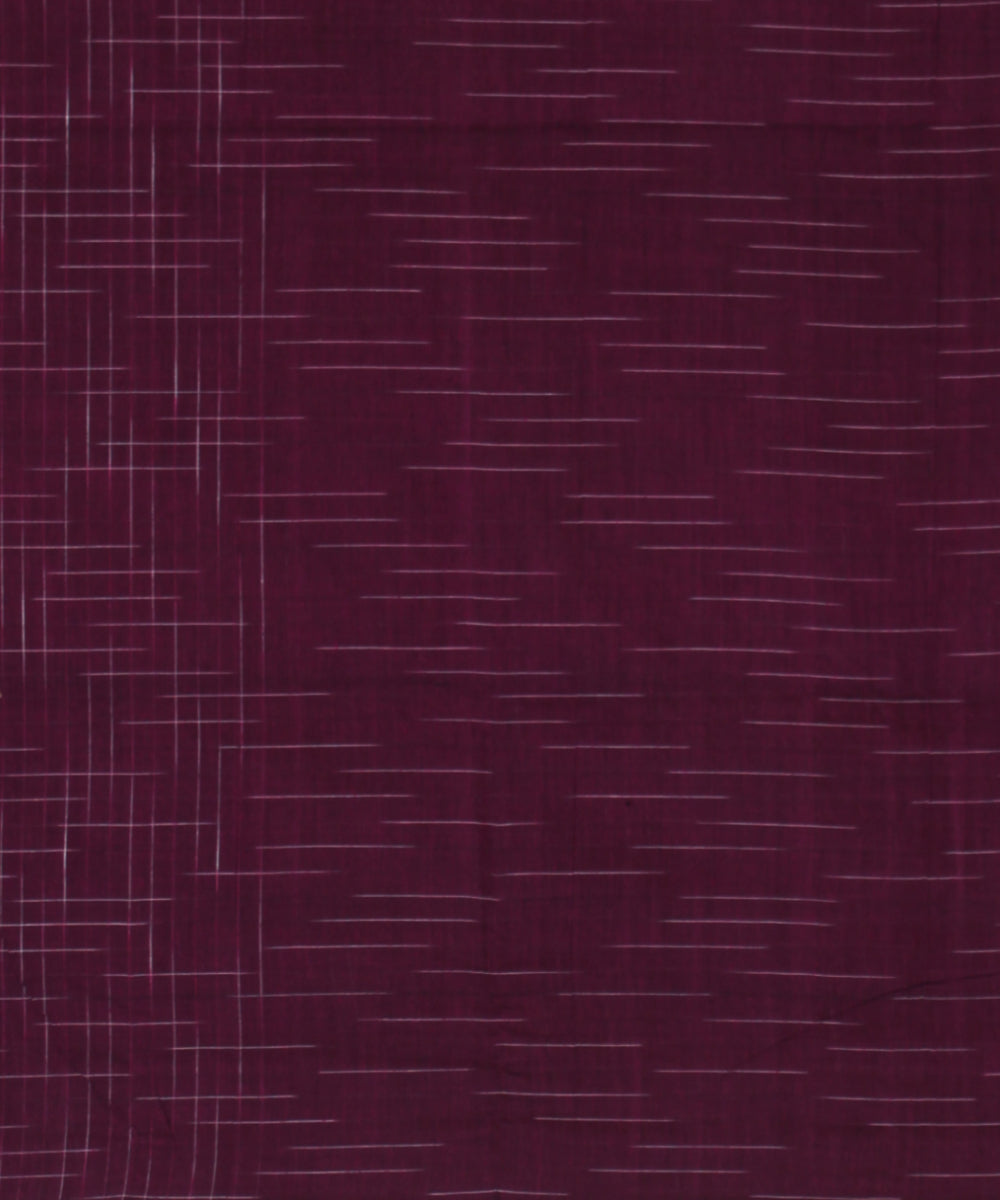 Purple handloom bengal cotton saree