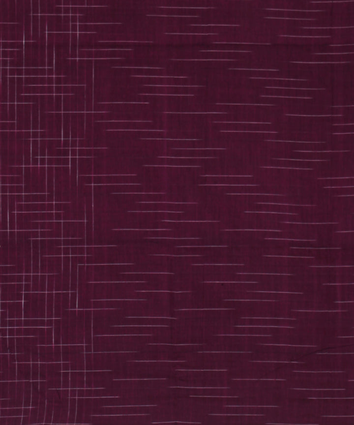 Purple handloom bengal cotton saree