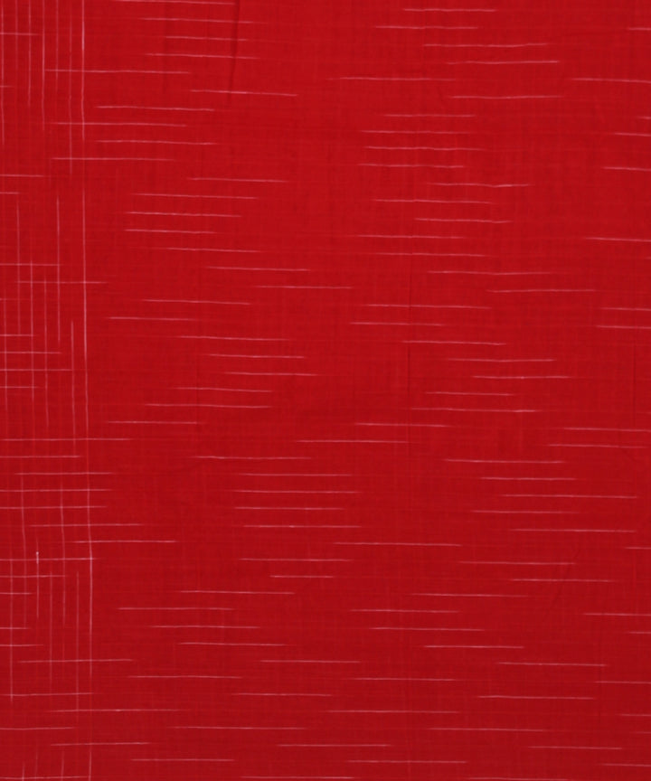 Red handwoven bengal cotton saree