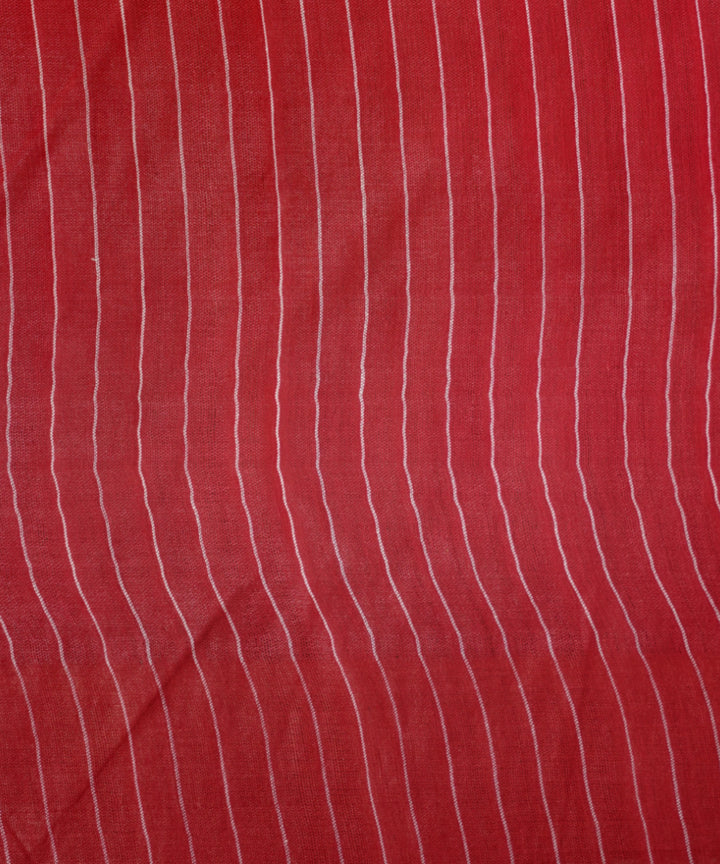 Beige maroon gopalpur tussar silk handwoven saree
