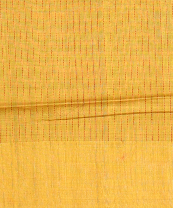 Red tobacco brown raw silk handwoven bhagalpur saree