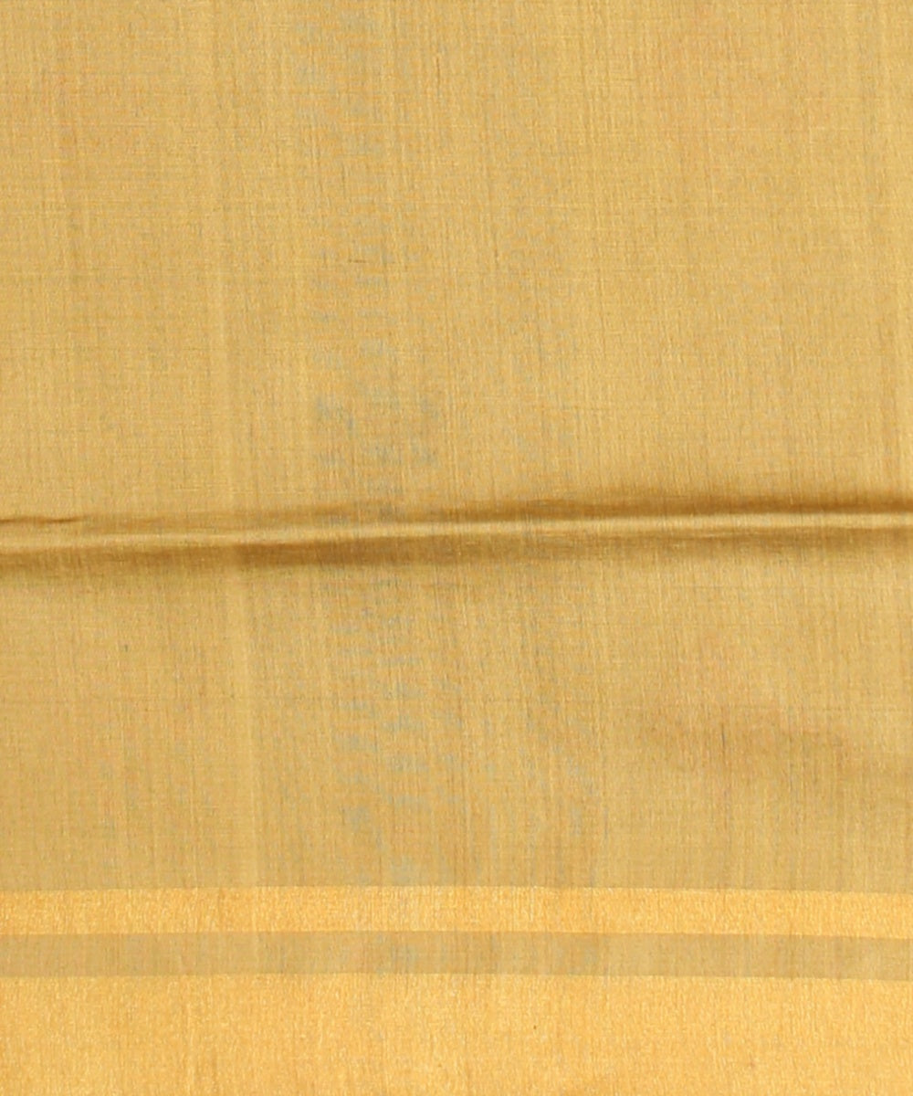 Purple brown raw silk handwoven bhagalpur saree
