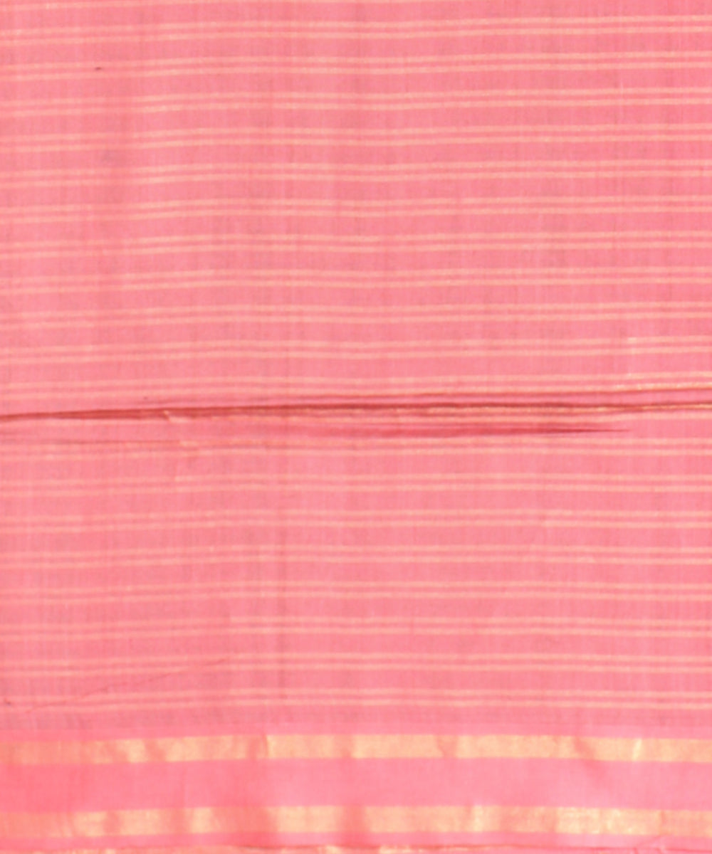 Grey pink raw handloom silk bhagalpur saree