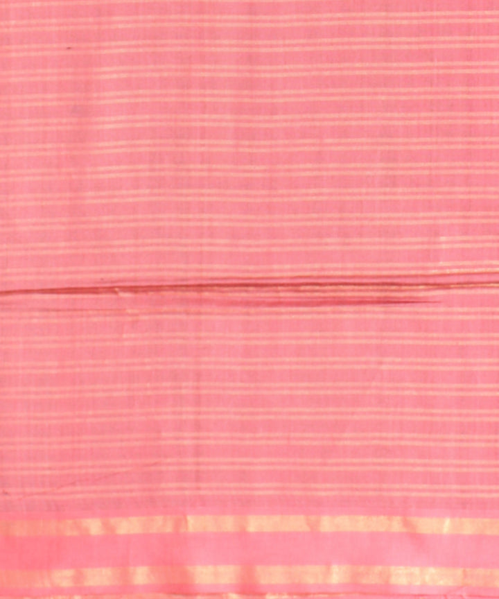 Grey pink raw handloom silk bhagalpur saree