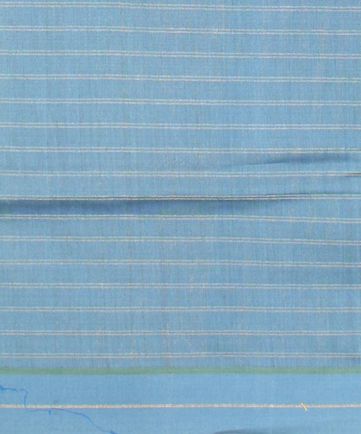 Light green gold zari raw silk handloom bhagalpur saree