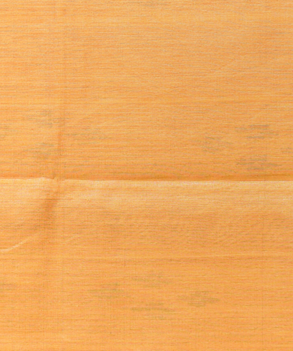 Grey beige raw silk handloom bhagalpur saree