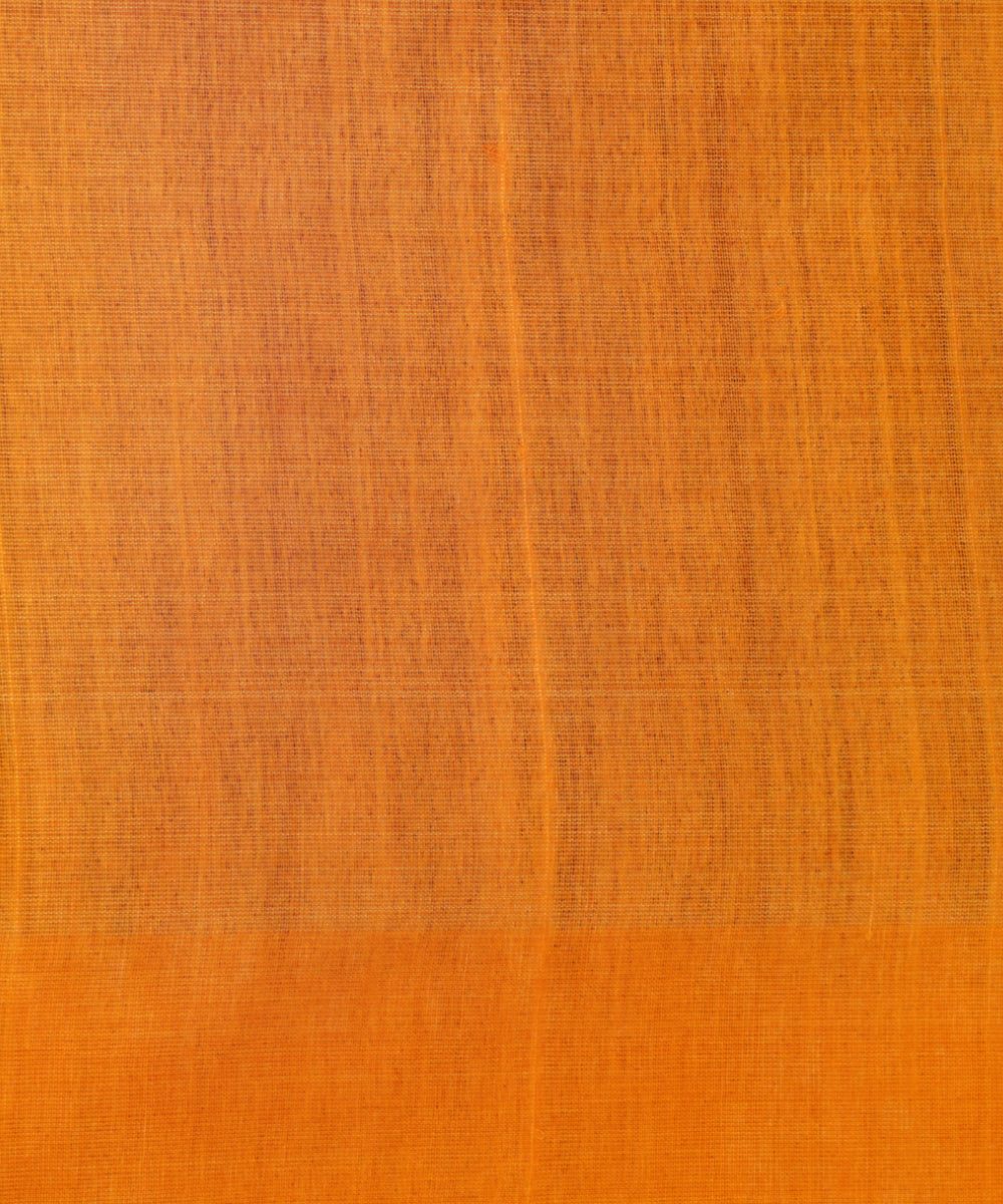 Brown yellow tussar silk handloom gopalpur saree