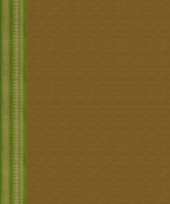 Red green cotton handloom kajivaram saree