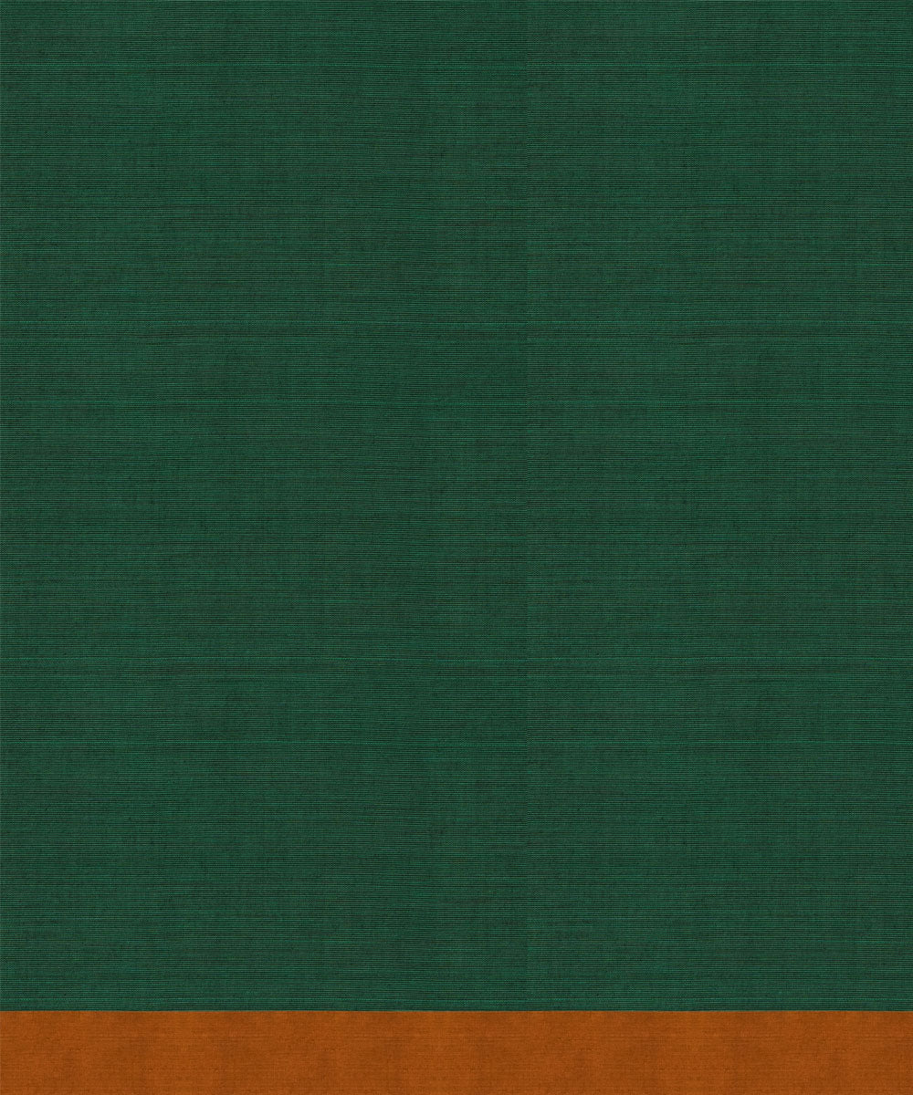 Multicolor mustard cotton handloom kajivaram saree