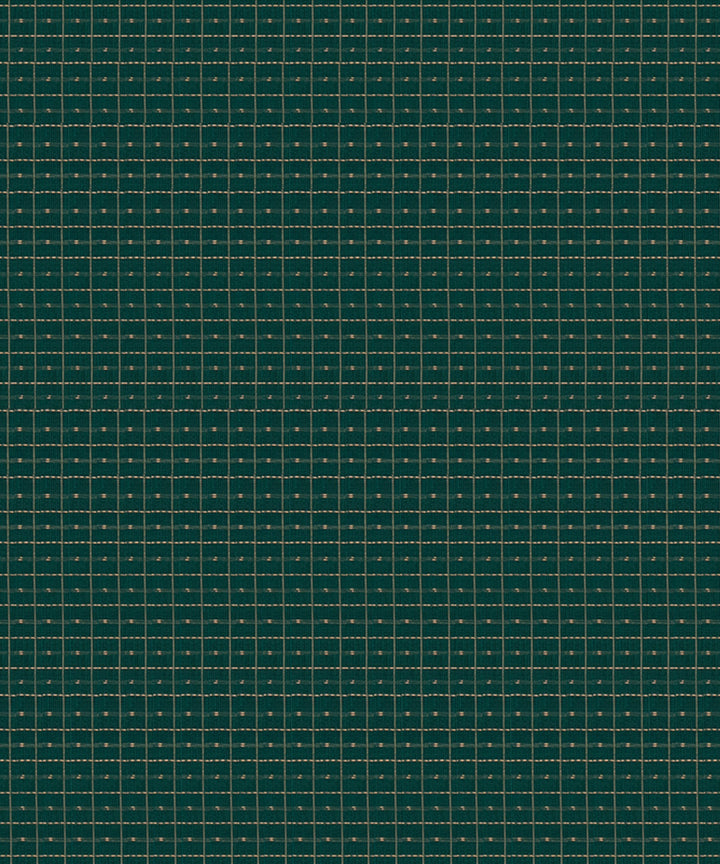 Teal green grey cotton handloom kajivaram saree