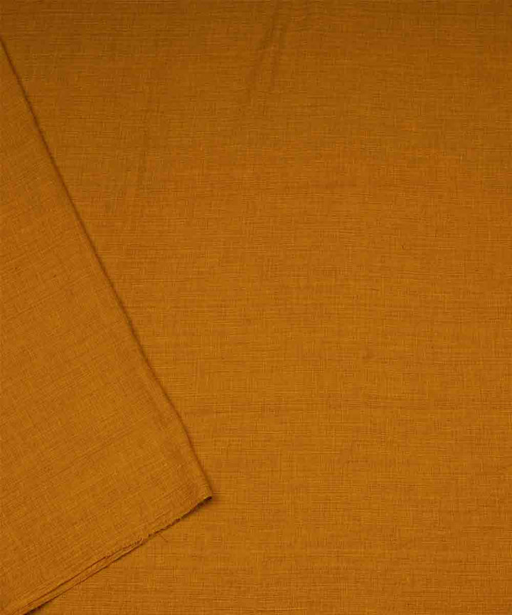 Dark green orange cotton handloom chettinad saree