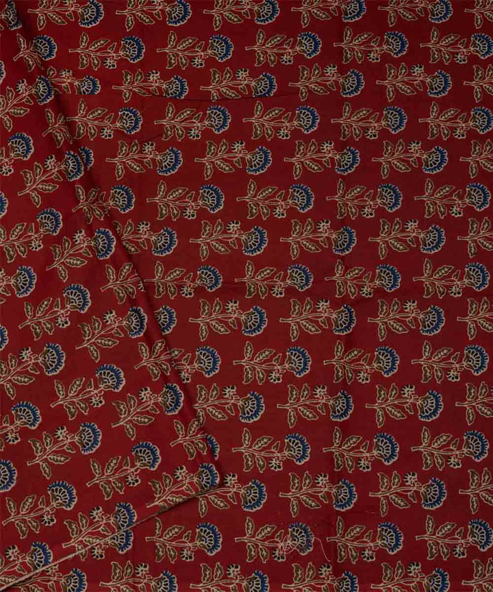 Orange striped pallu cotton handloom chettinad saree