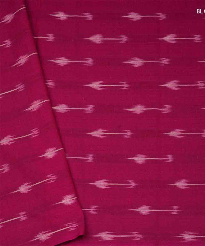 Purple orange cotton handloom chettinad saree