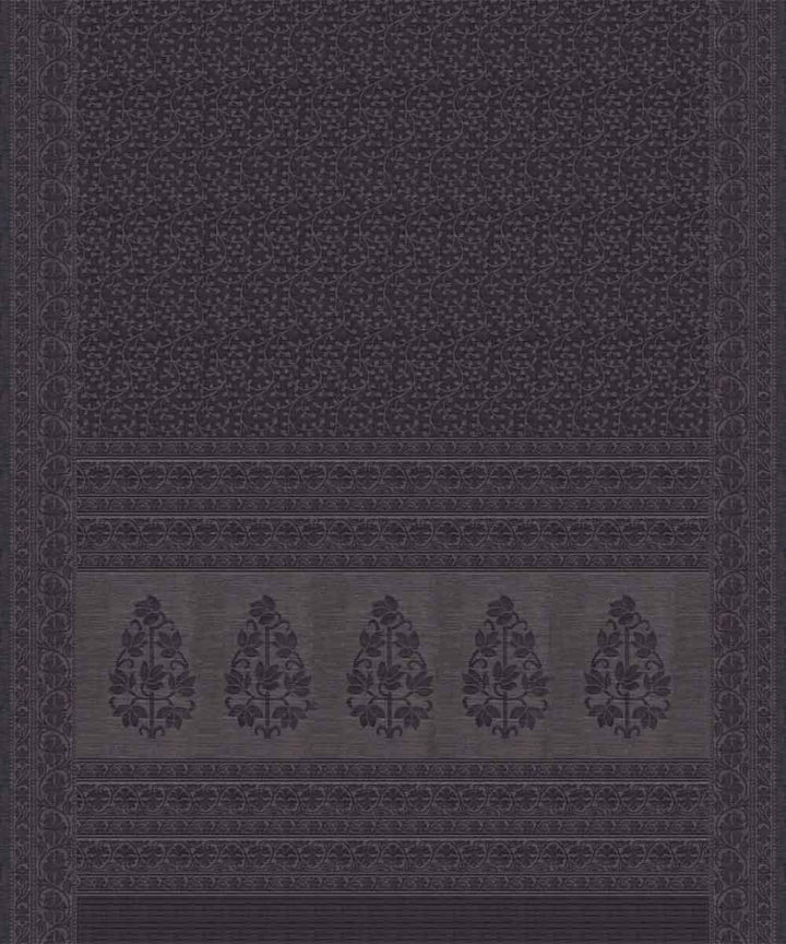 Grey handloom south cotton saree