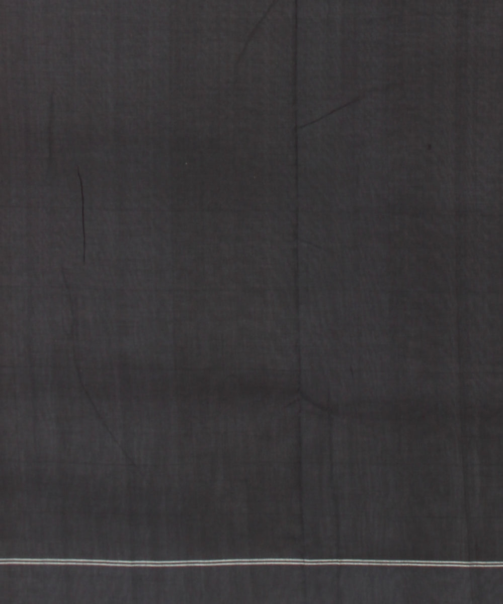 Red black teliarumal handloom cotton pochampally ikat saree