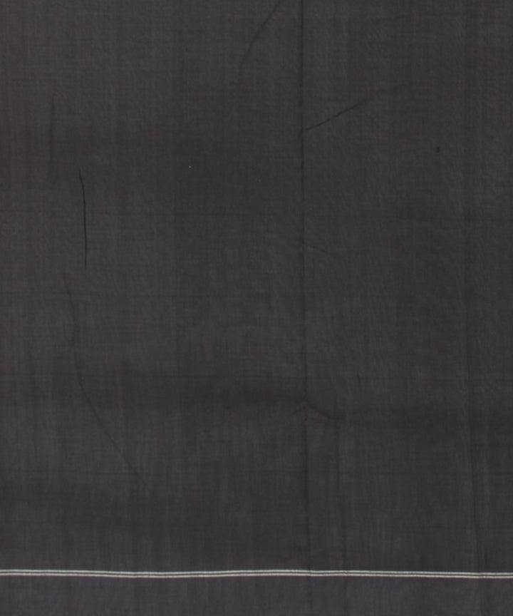 Red black teliarumal handloom cotton pochampally ikat saree