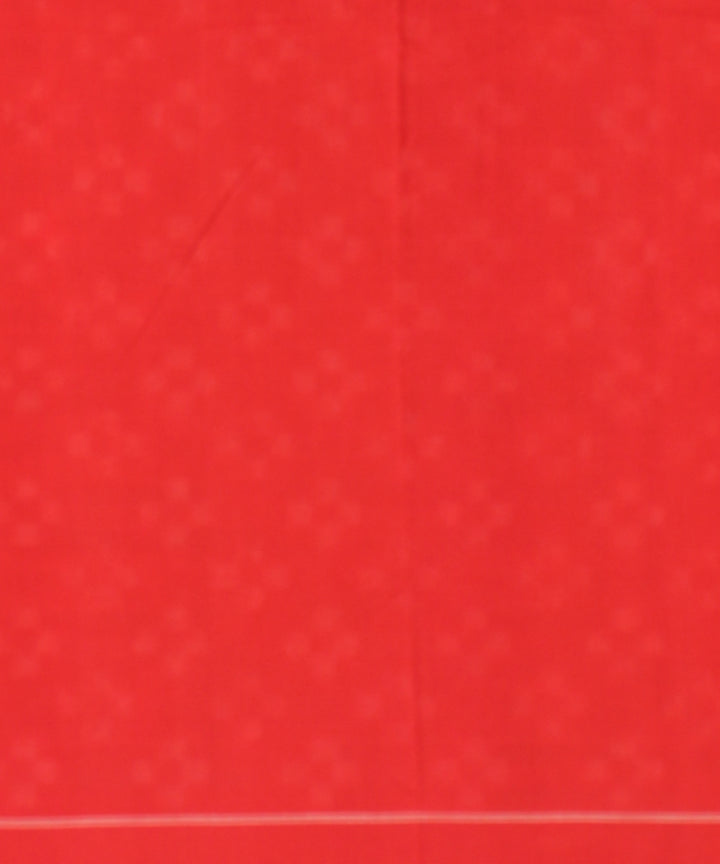 Navy blue red teliarumal cotton handwoven pochampally ikat saree