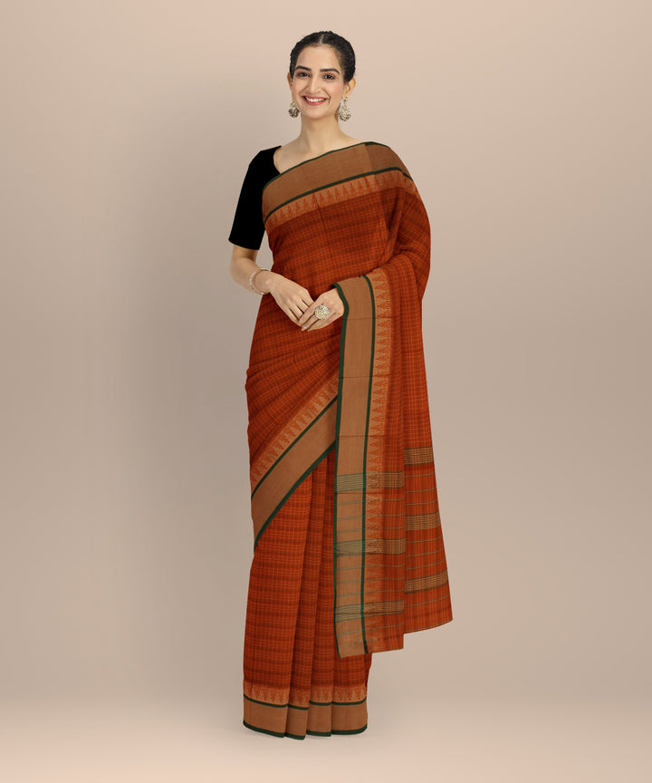 Multicolor handloom narayanapet cotton saree