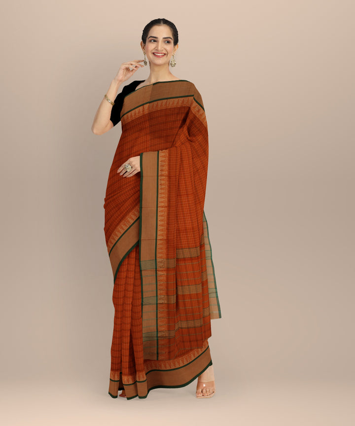 Multicolor handloom narayanapet cotton saree