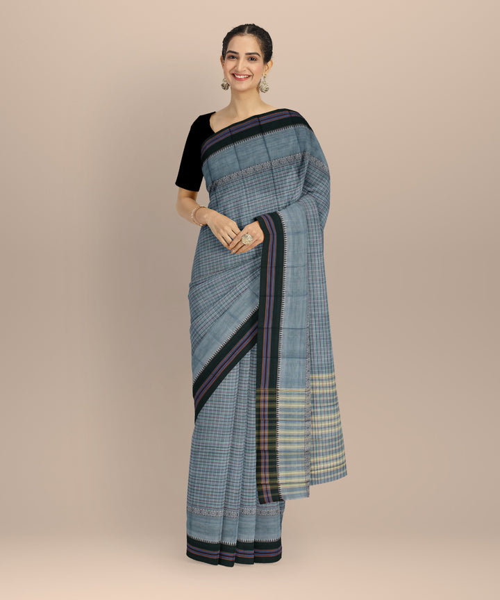 Multicolor cotton handloom narayanapet saree