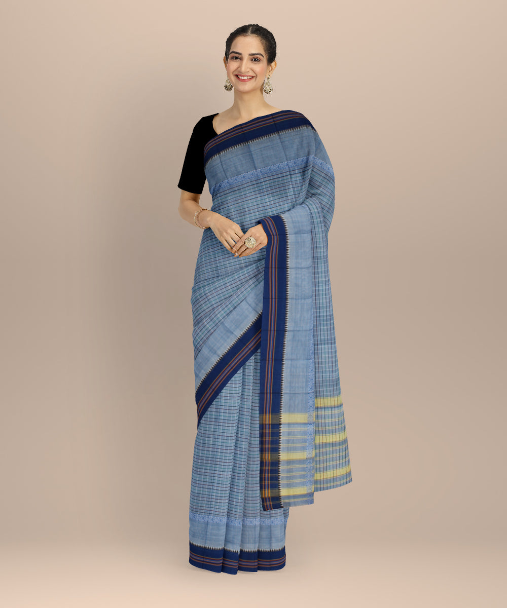 Multicolor handloom cotton narayanapet saree