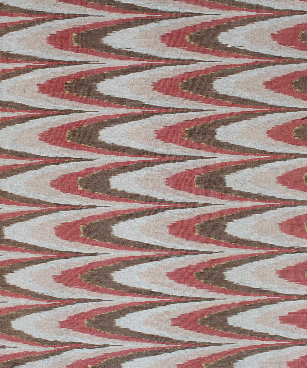 Multicolor cotton handloom pochampally ikat fabric