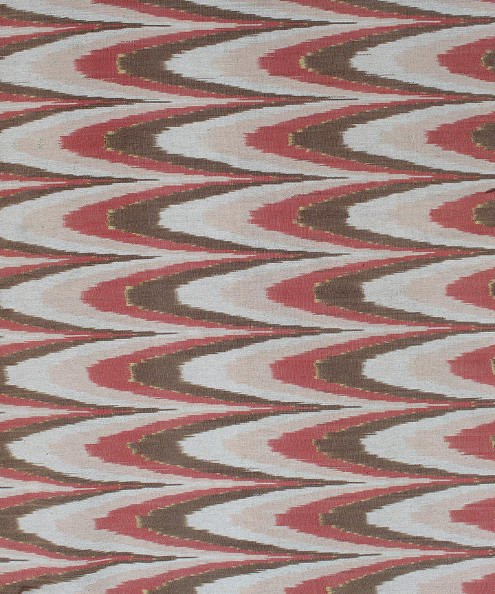 Multicolor cotton handloom pochampally ikat fabric