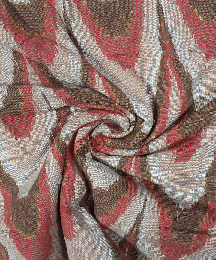 Multicolor cotton handloom pochampally ikat fabric